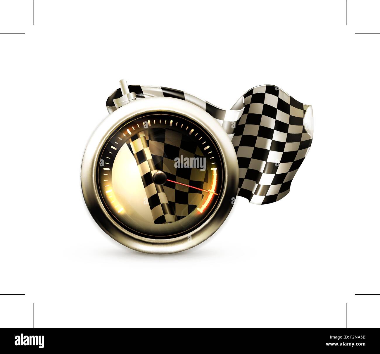 Bannière de course Illustration de Vecteur