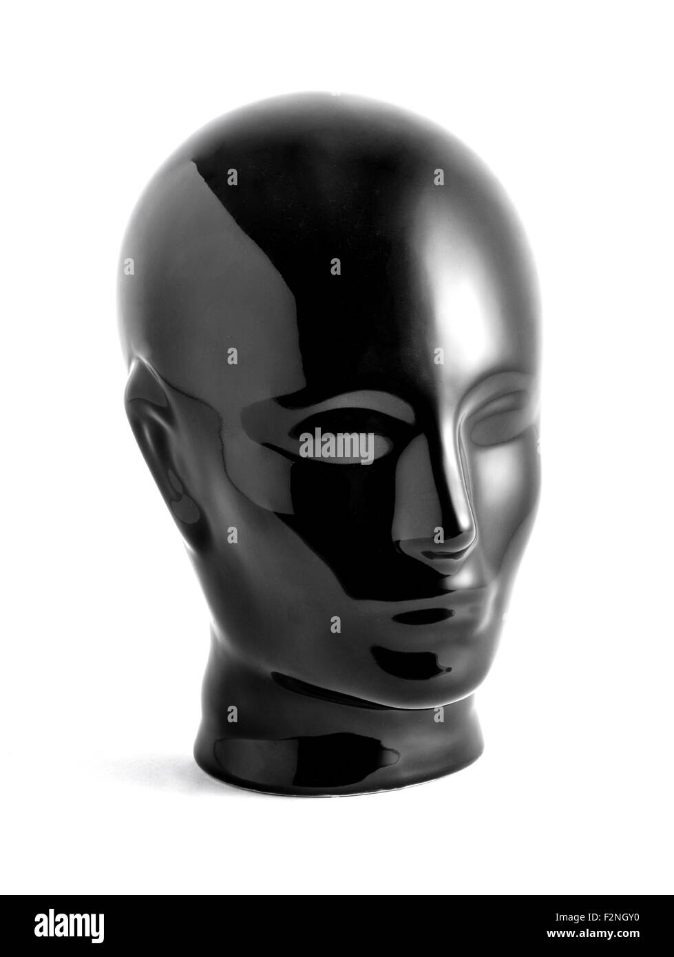 Mannequin sans relief Statue visage noir Banque D'Images
