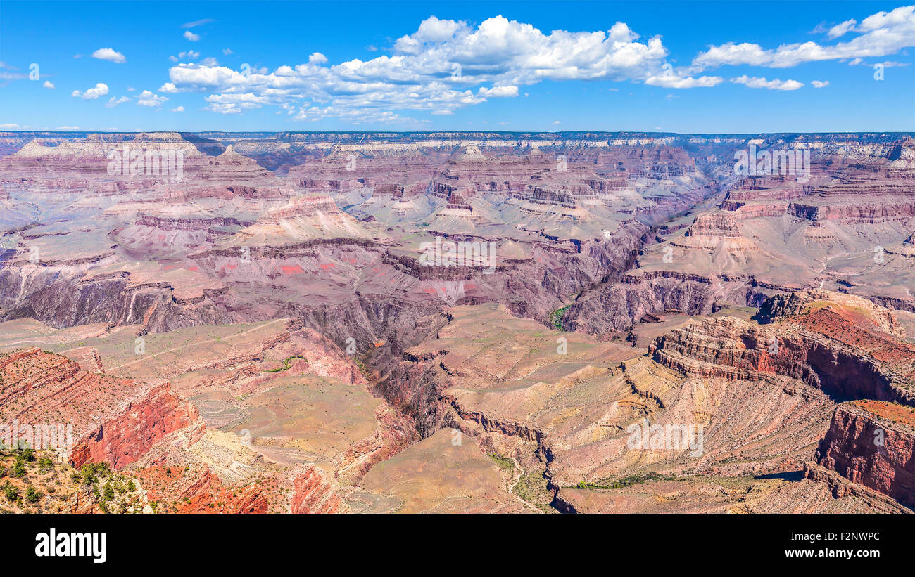 Le Parc National du Grand Canyon, South Rim, dans l'Arizona aux États-Unis. Banque D'Images