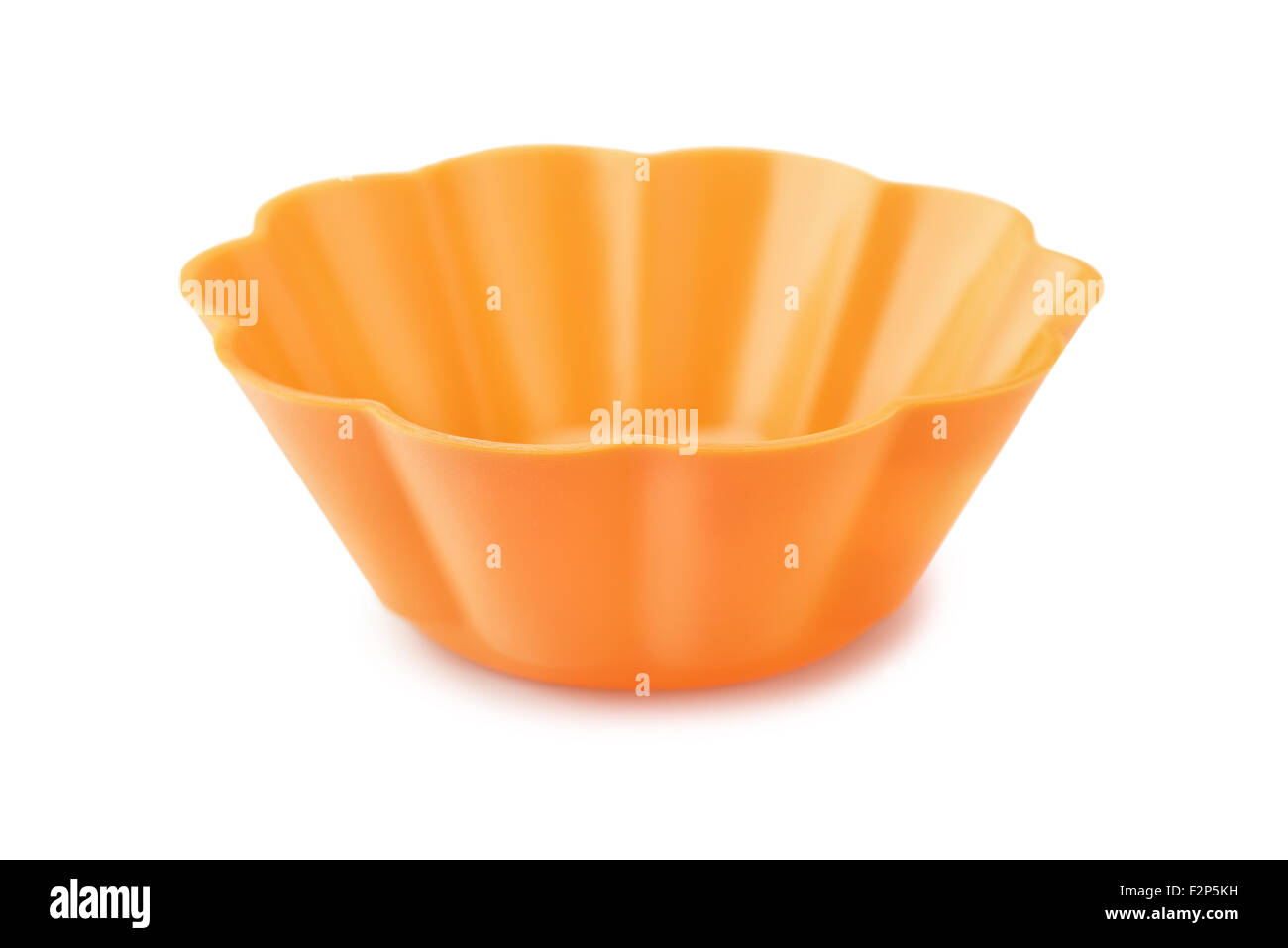 Moule cupcake Silicone isolated on white Banque D'Images