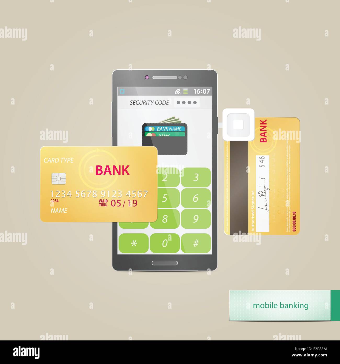 Le paiement mobile et concept de porte-monnaie électronique par carte de  crédit et la sécurité de l'application smartphone télévision icones du  vecteur Image Vectorielle Stock - Alamy