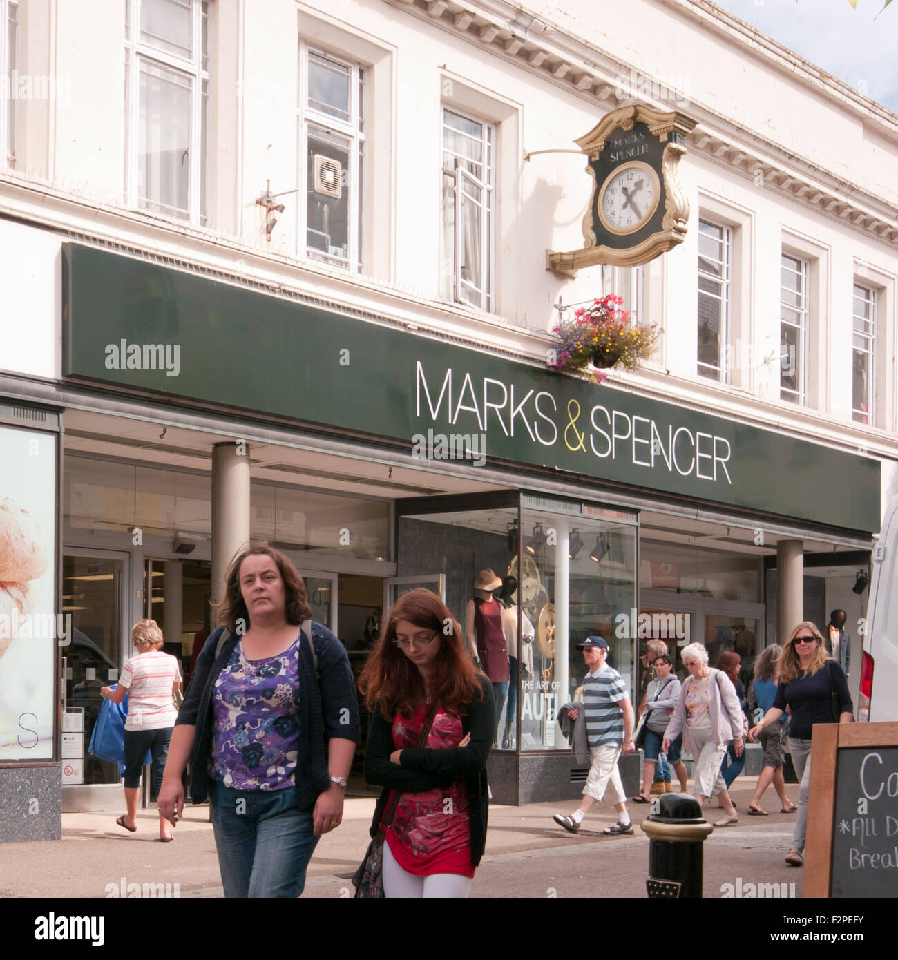 Marks & Spencer Shopfront Banque D'Images