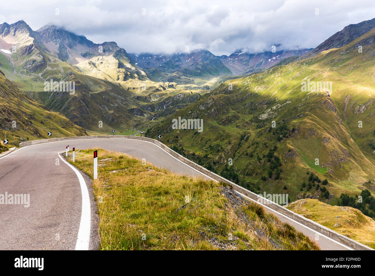 L'Italie, le Tyrol du Sud, vallée Passeier, col Timmelsjoch Banque D'Images