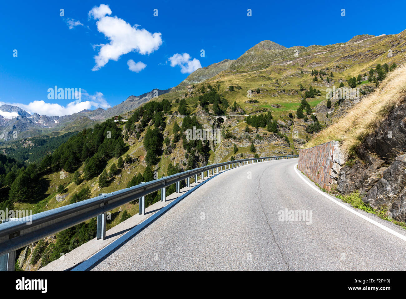 L'Italie, le Tyrol du Sud, vallée Passeier, col Timmelsjoch Banque D'Images