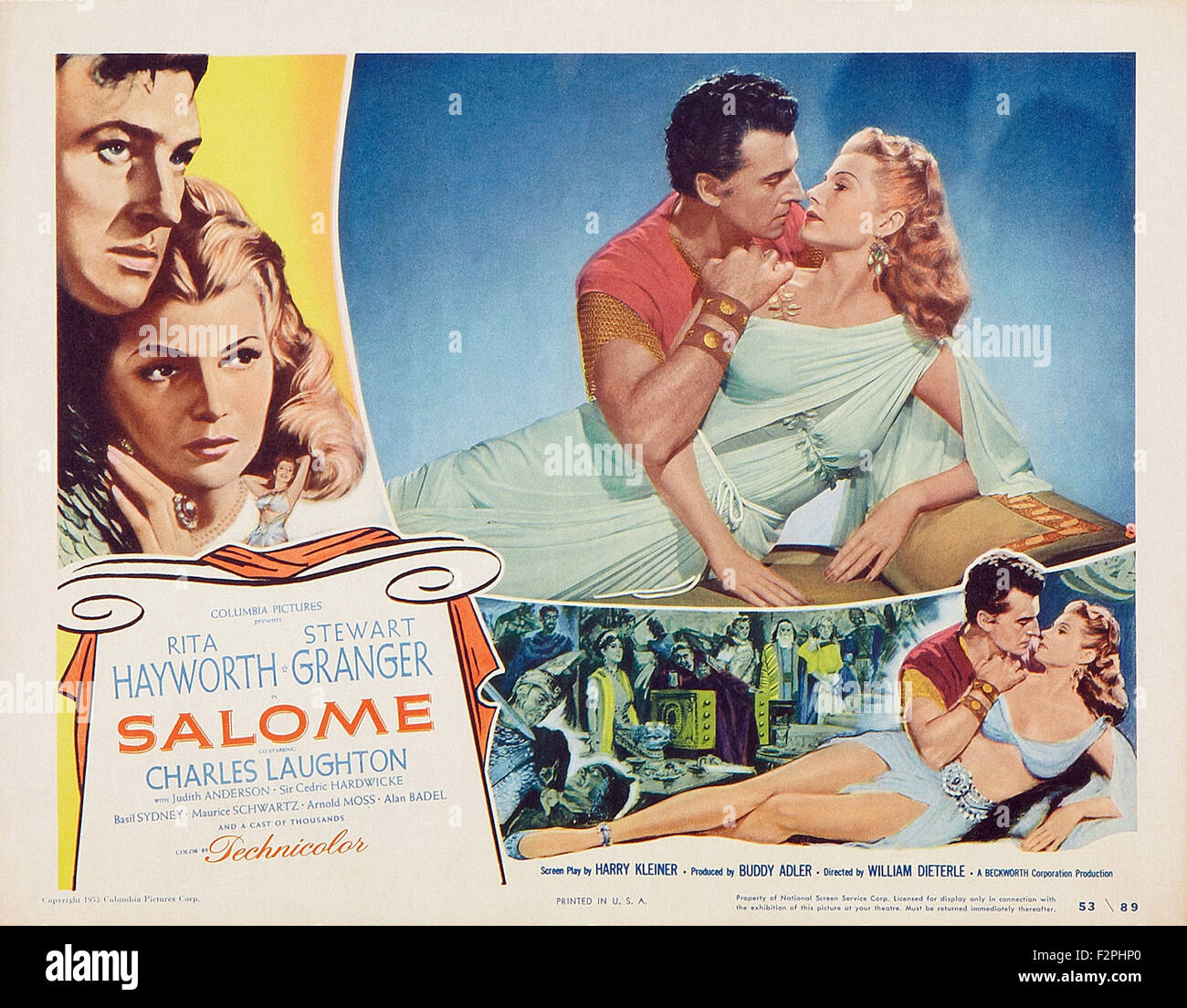 Salomé (1953) - Movie Poster Banque D'Images