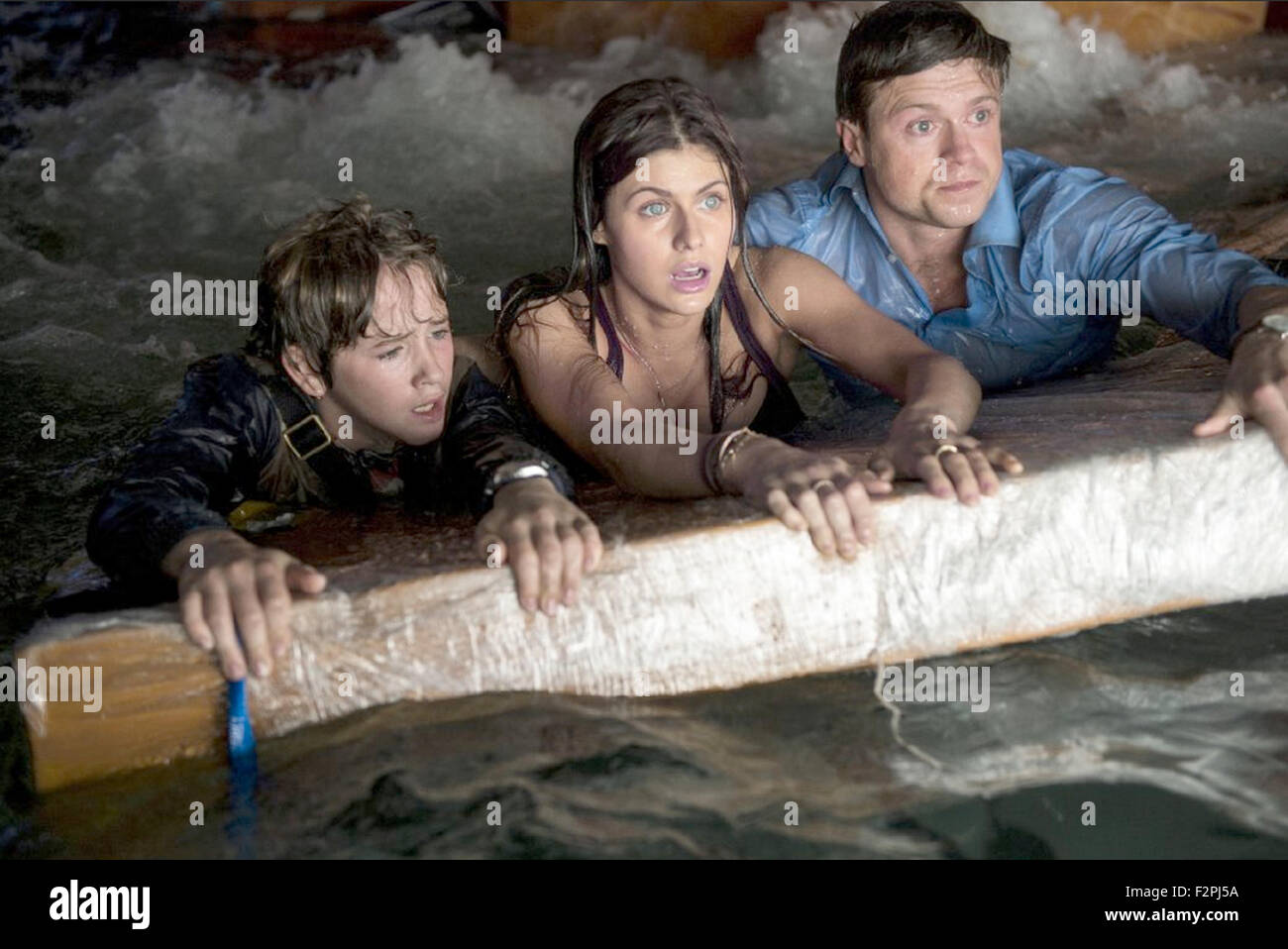 SAN ANDREAS 2015 Warner Bros film avec de l'Art de gauche, Alexandra Daddario Parkinson, Hugh Johnstone-Burt Banque D'Images