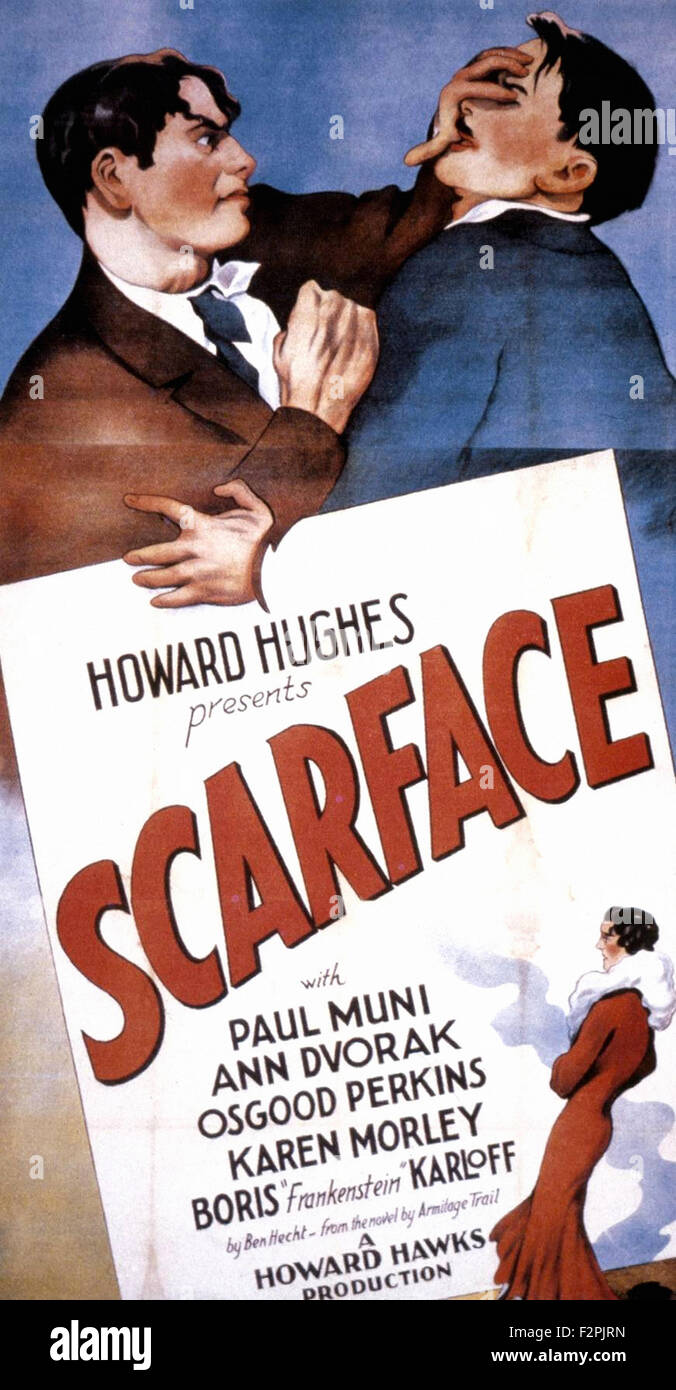 Scarface (1932) - Movie Poster Photo Stock - Alamy