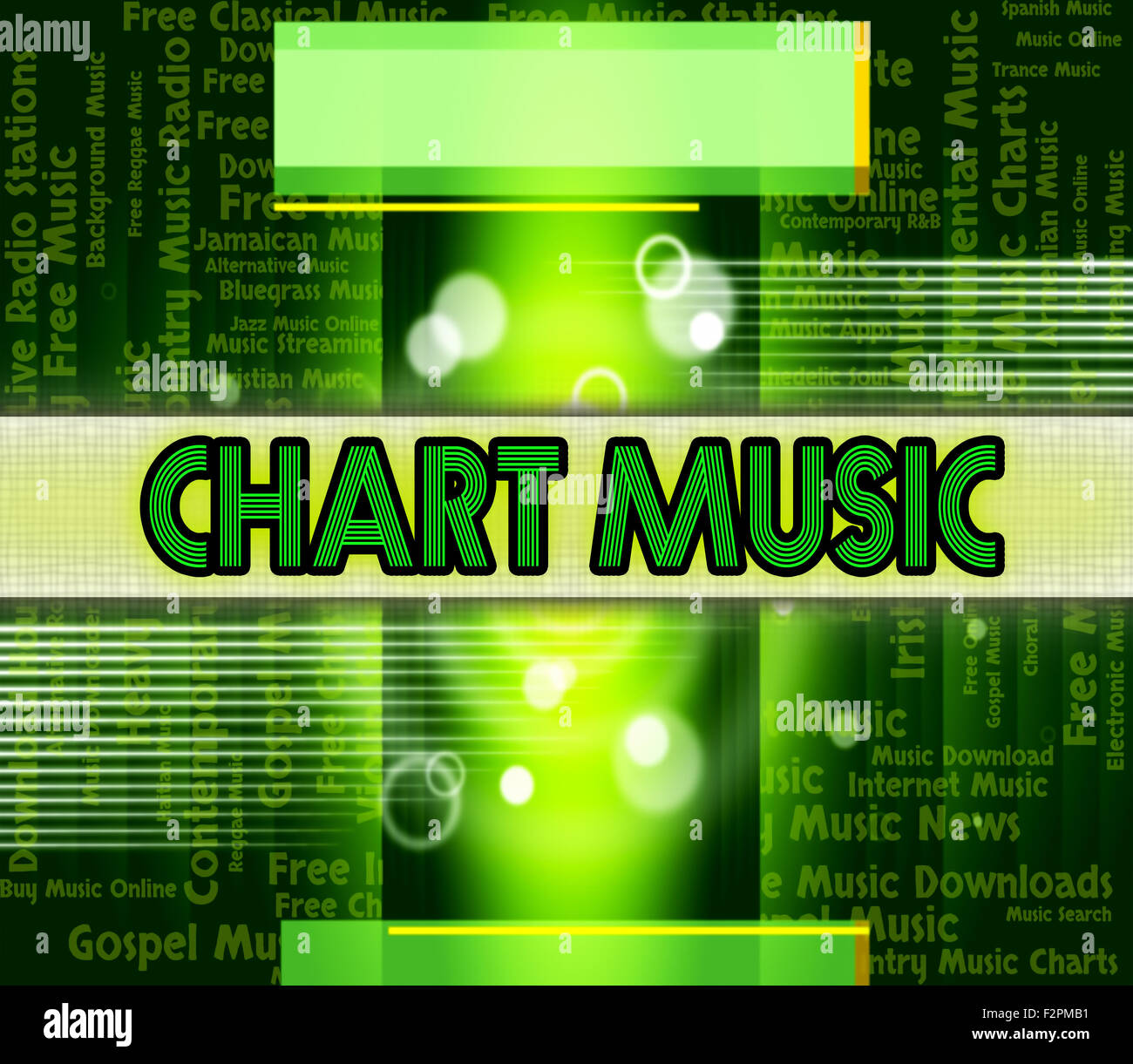 Chart music representing top ten Banque de photographies et d'images à  haute résolution - Alamy