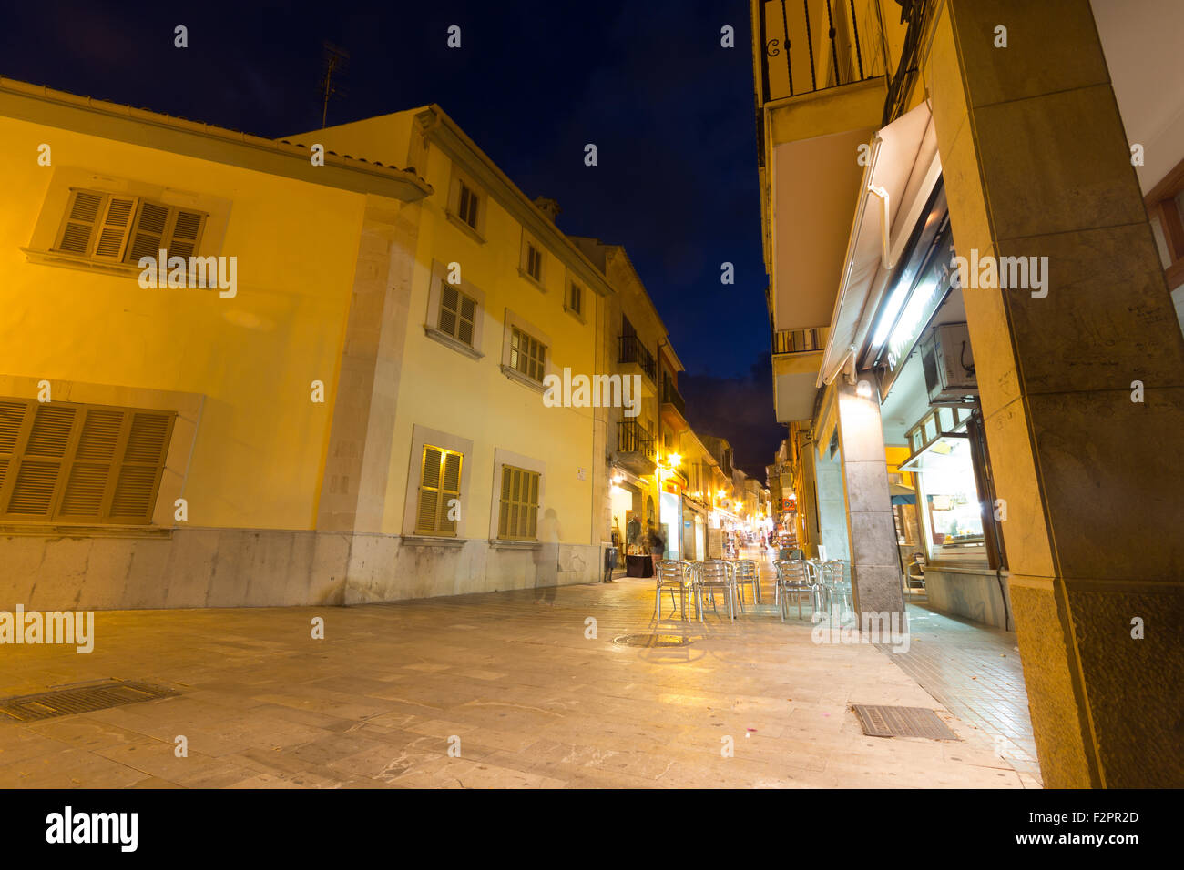 Alcudia, Mallorca Street View Banque D'Images