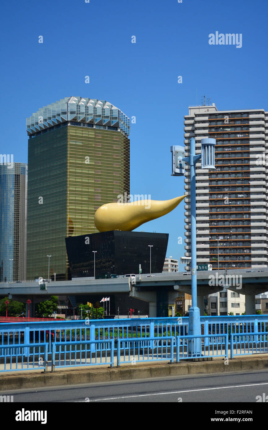 Asahi Beer Hall. Sumida, Tokyo. Banque D'Images