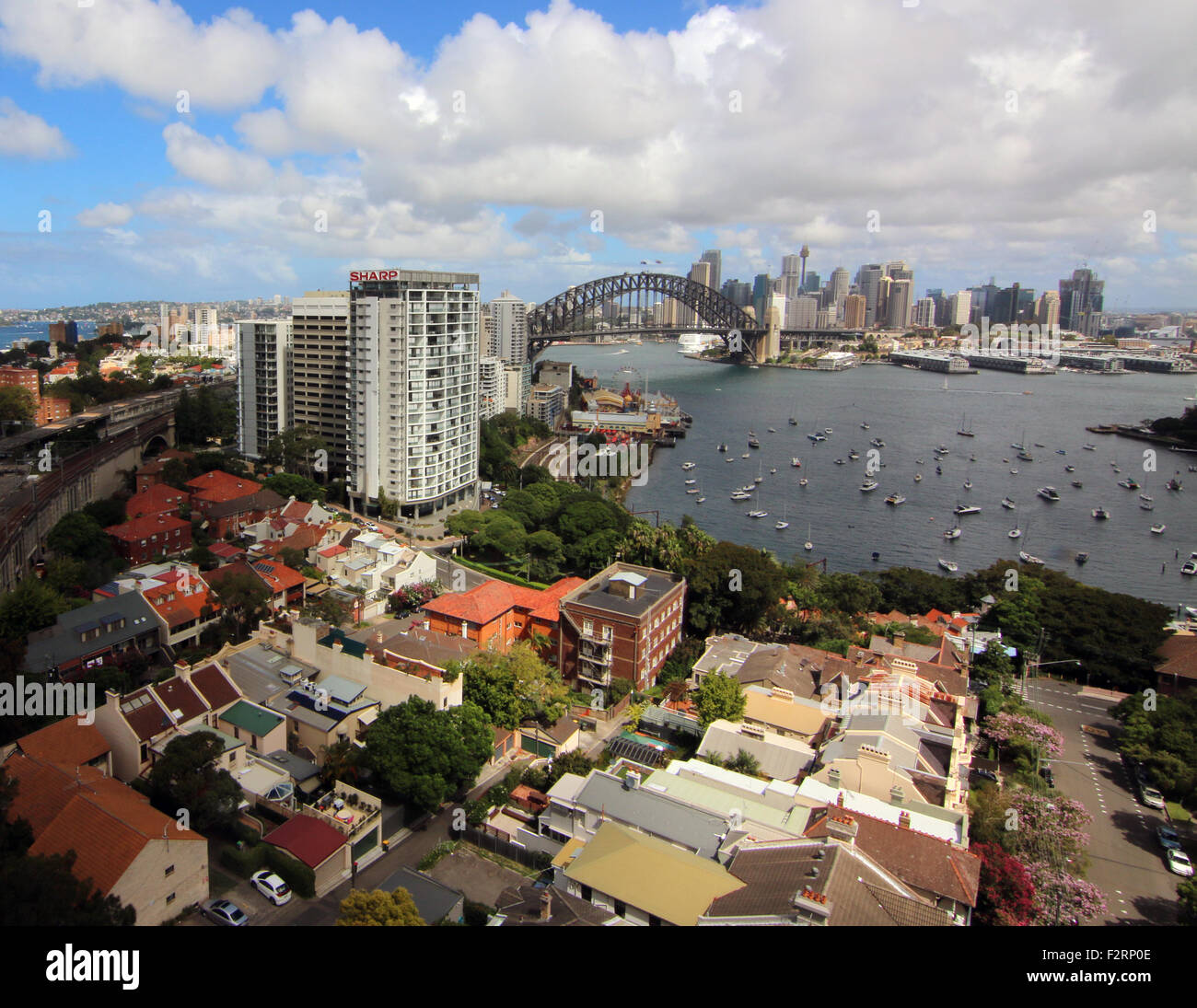 Le Pont du Port de Sydney Australie Lavender Bay Banque D'Images