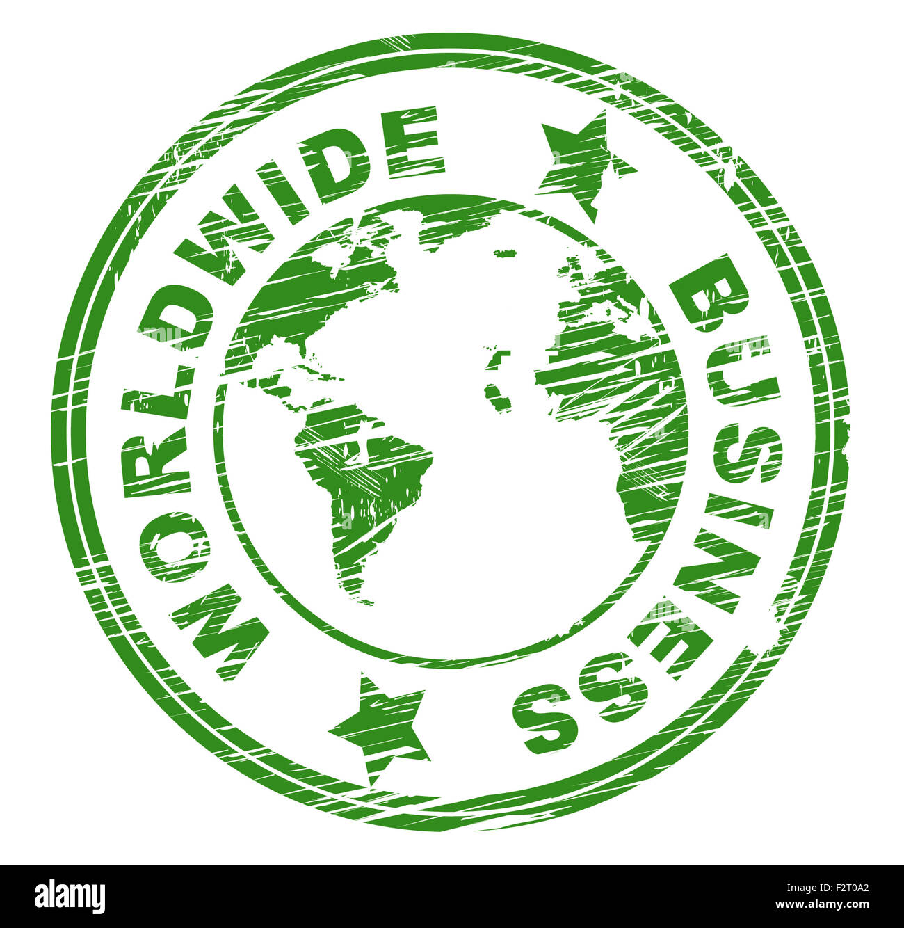 Dans le monde entier montrant d'affaires de l'entreprise et la mondialisation de la Terre Banque D'Images