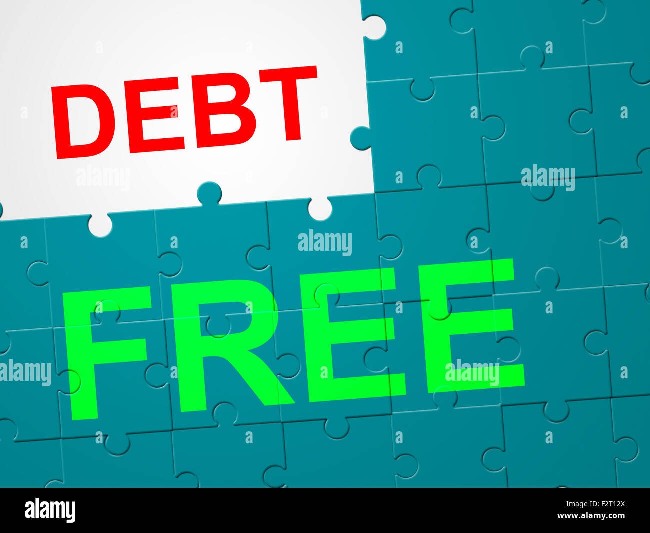De la dette et l'endettement par carte de débit indiquant Banque D'Images