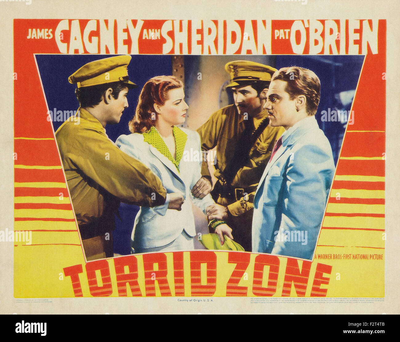 Zone torride - Film Poster Banque D'Images