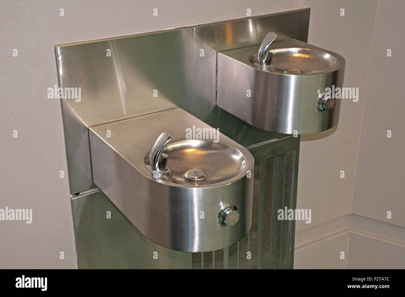 L'eau froide machine publique Banque D'Images