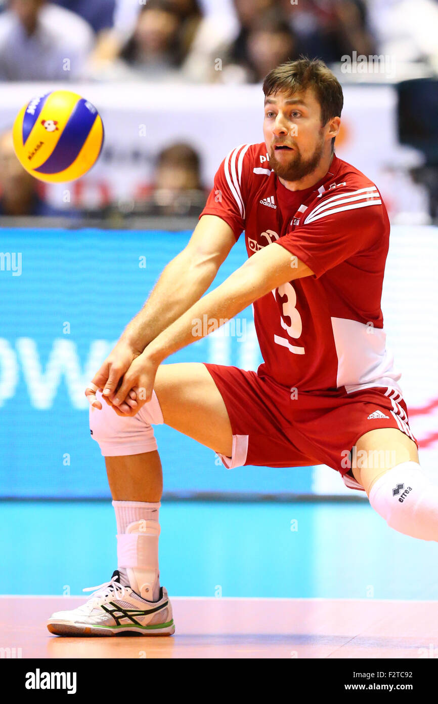 Tokyo, Japon. Sep 23, 2015. Michal Kubiak (POL) : Volleyball FIVB Coupe du Monde  2015 entre l'