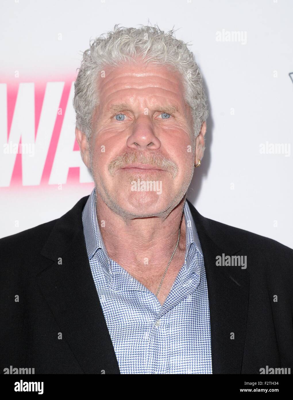 Los Angeles, CA, USA. Sep 23, 2015. Ron Pearlman aux arrivées de Stonewall Premiere, Pacific Design Center, Los Angeles, CA Septembre 23, 2015. Credit : Dee Cercone/Everett Collection/Alamy Live News Banque D'Images