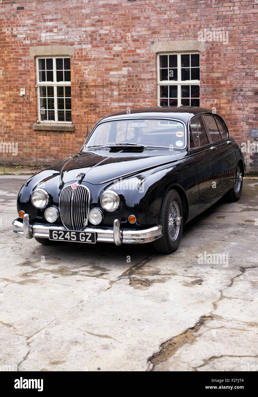 1964 jaguar mark 2 tricorps à Bicester Heritage Centre. Oxfordshire, Angleterre Banque D'Images