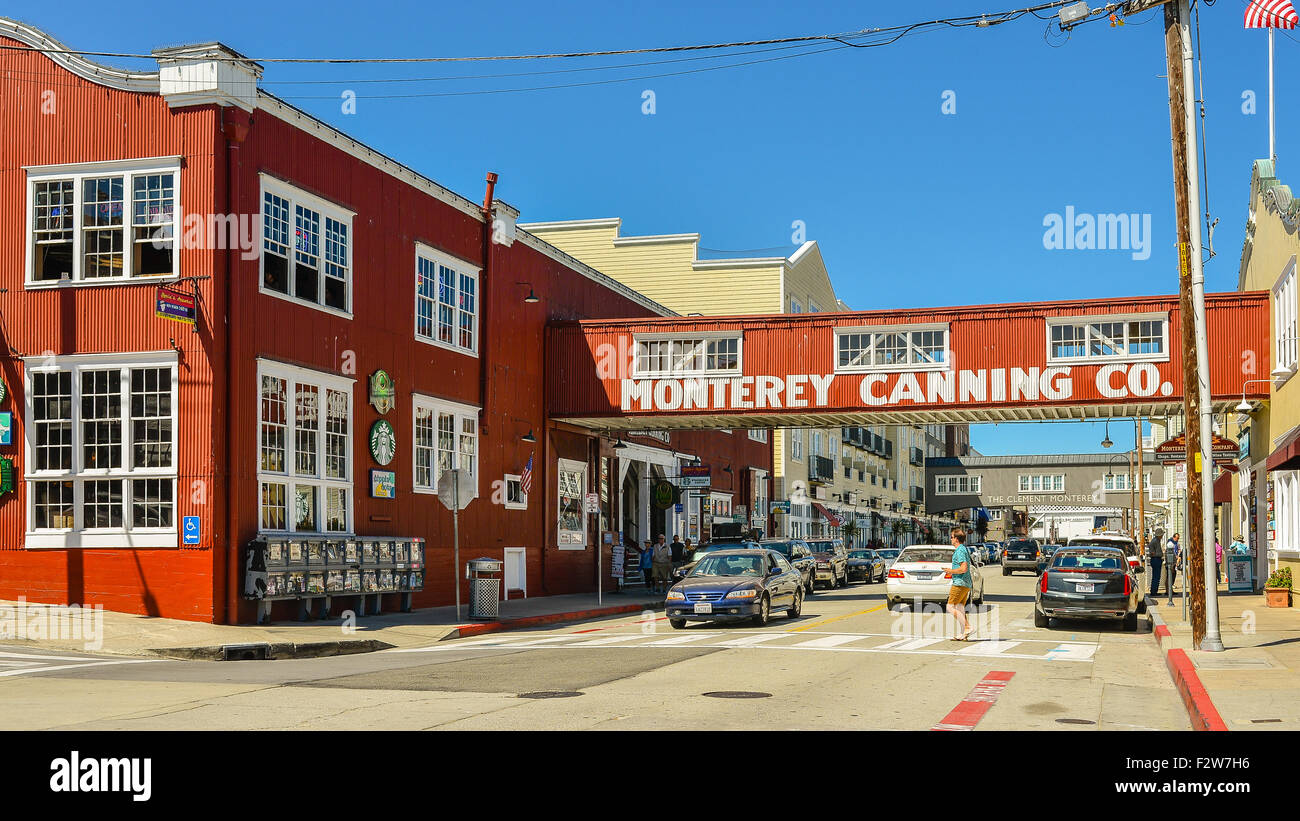 Cannery Row historique - Monterey, Californie, USA Banque D'Images