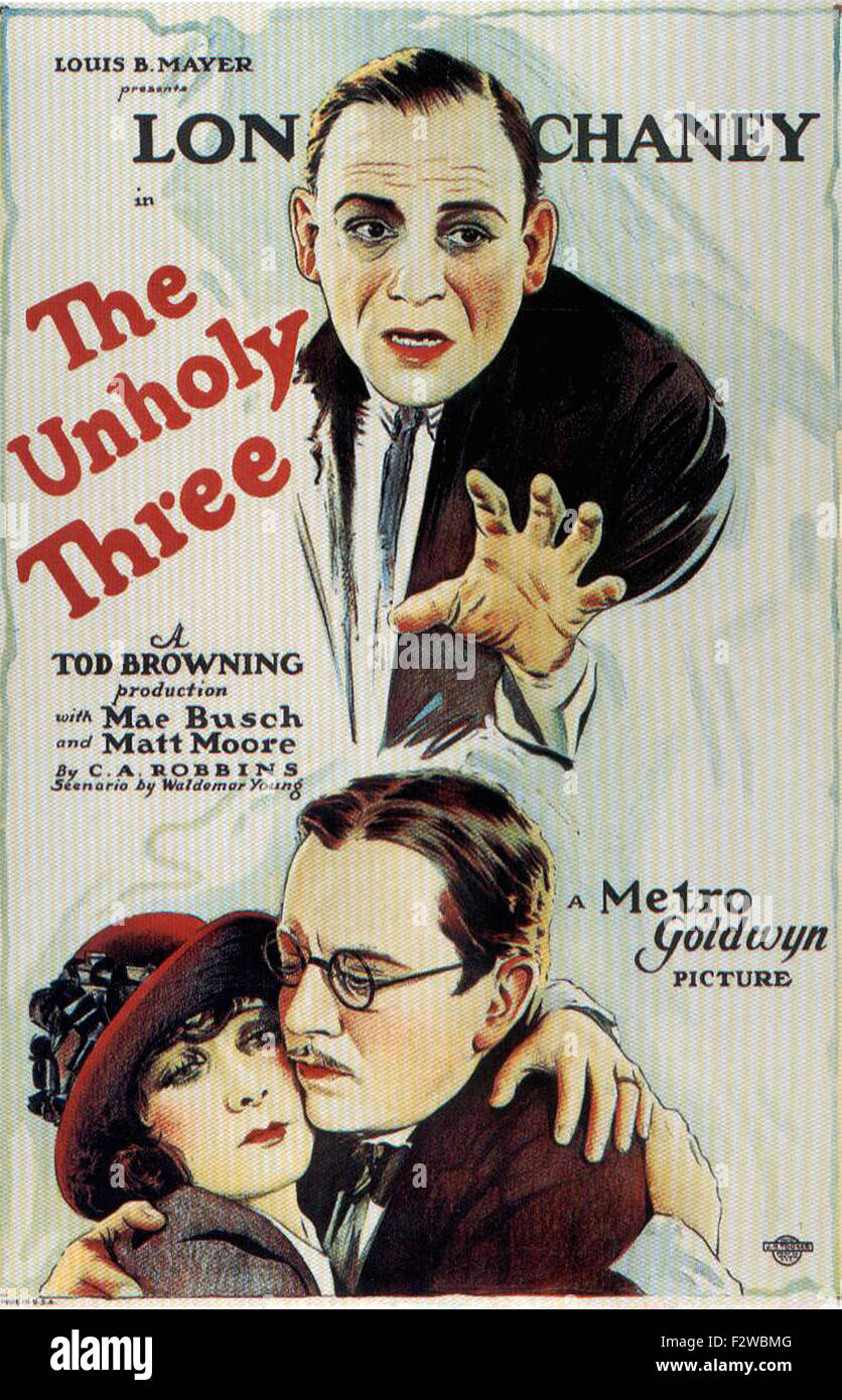 Club des Trois, le (1925) - Movie Poster Banque D'Images