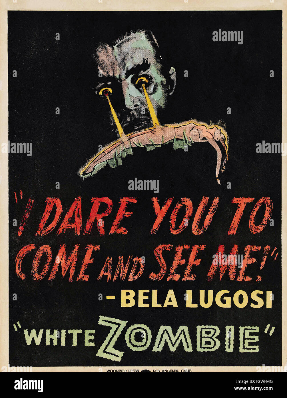 White Zombie - Movie Poster Banque D'Images
