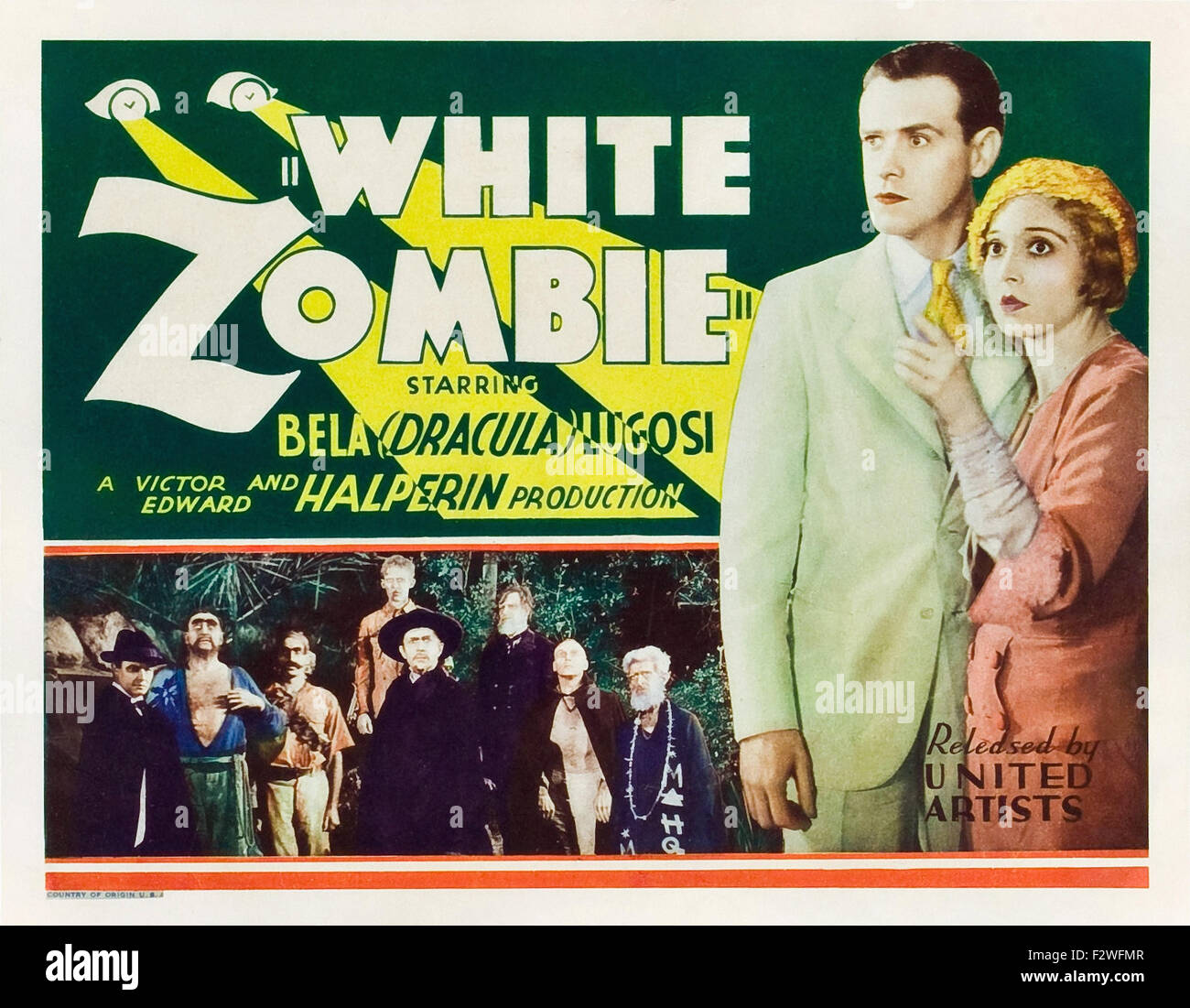 White Zombie - Movie Poster Banque D'Images