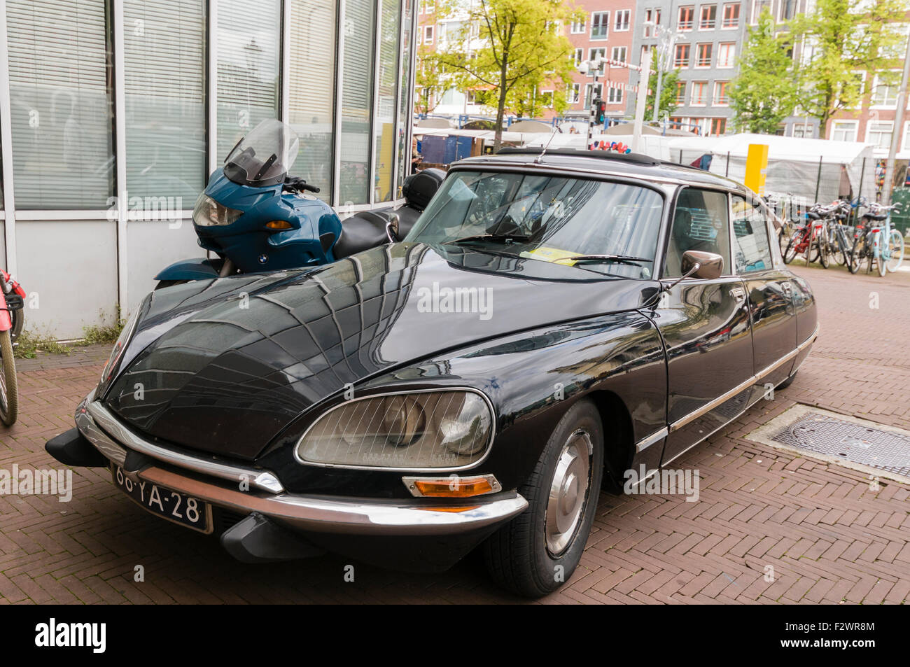 Une Citroën DS Pallas, voiture conçue par Flaminio Bertoni et l'ingénieur aéronautique français André Lefèbvre Banque D'Images