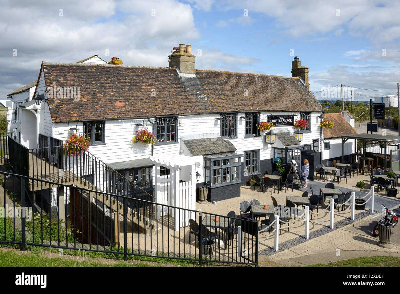 Le Lobster Smack Pub, Haven Road, Wickford, Essex, Angleterre, Royaume-Uni Banque D'Images