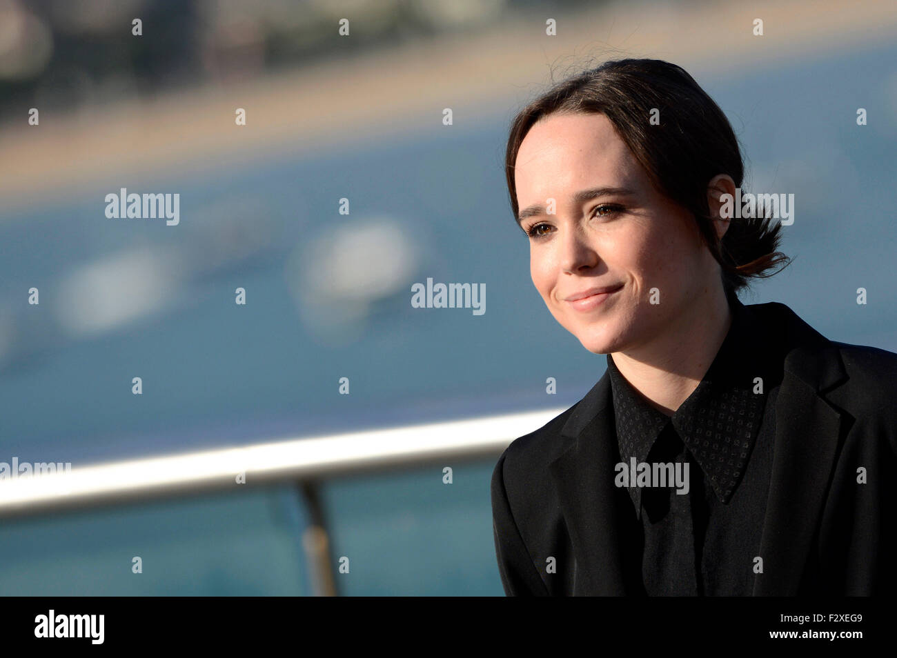 Ellen Page assiste à la conférence de presse pour "Freeheld" au 63. International Filmfestival San Sebastian / Festival Internacional de Cine de Donostia-San Sebastián, 24.09.2015/photo alliance Banque D'Images