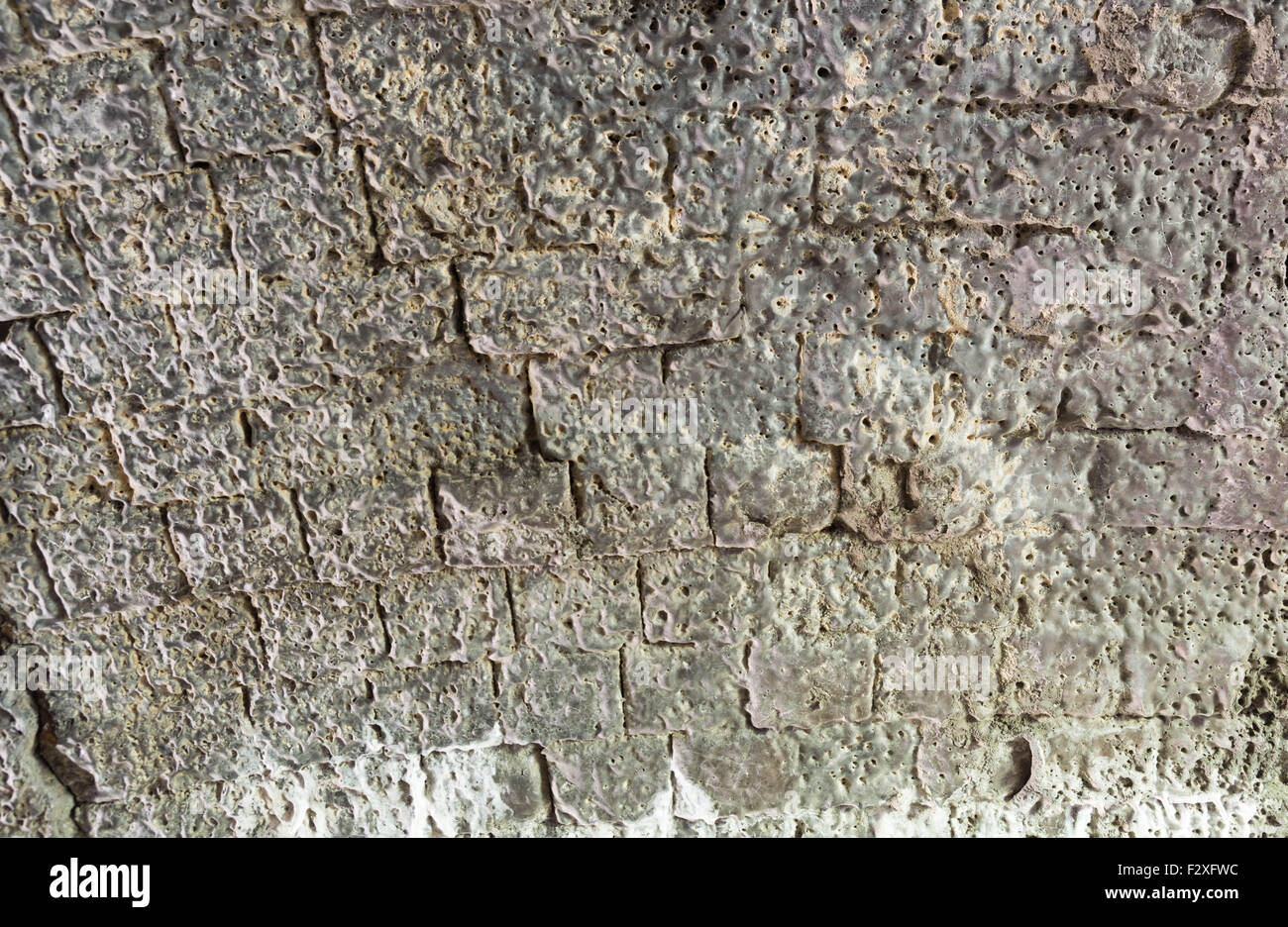 La texture du mur de pierre Banque D'Images