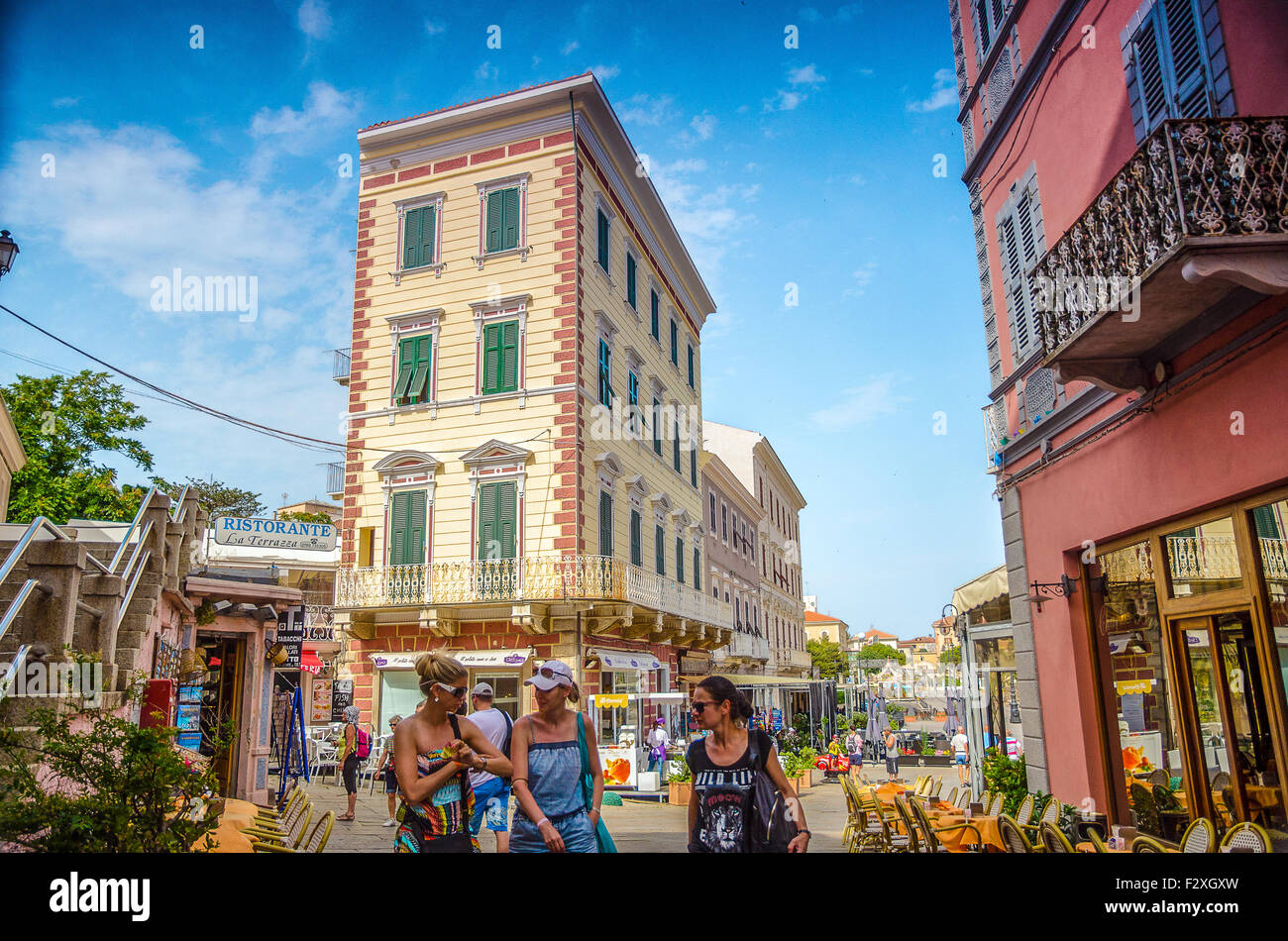 Les visites en bateau de La Maddalena - Sardaigne - la Maddalena Banque D'Images