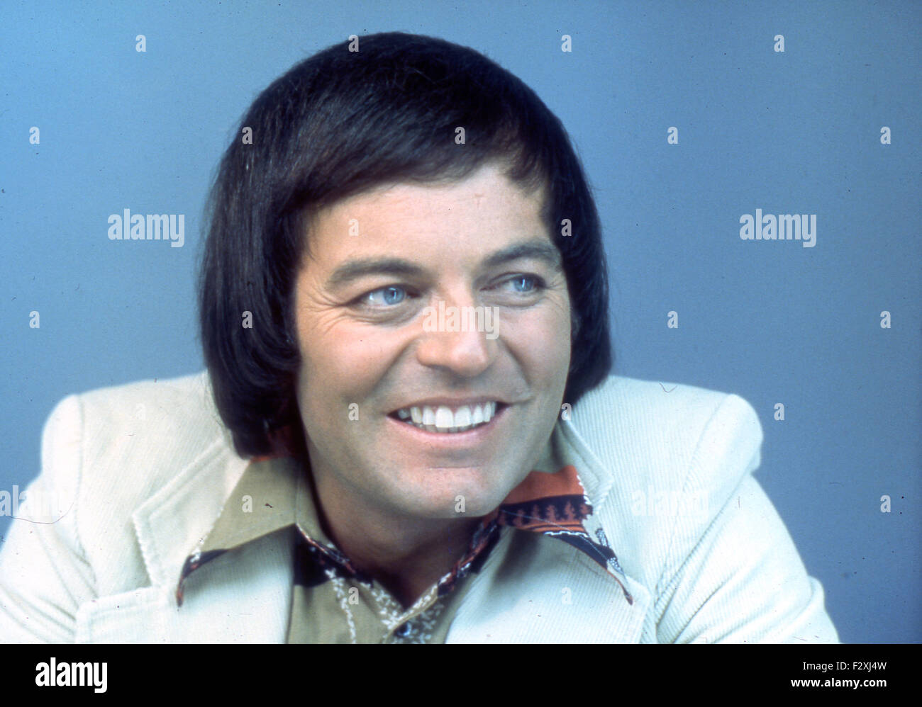 TONY BLACKBURN UK DJ sur 1975 Banque D'Images