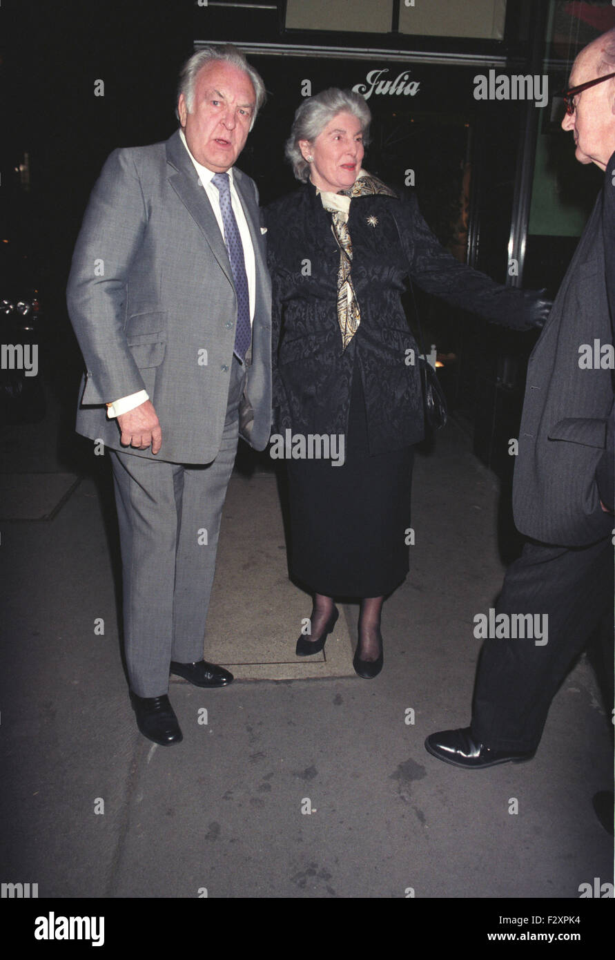 Donald Sinden West End de Londres 28/04/97 (droit de crédit© Jack Ludlam) Banque D'Images