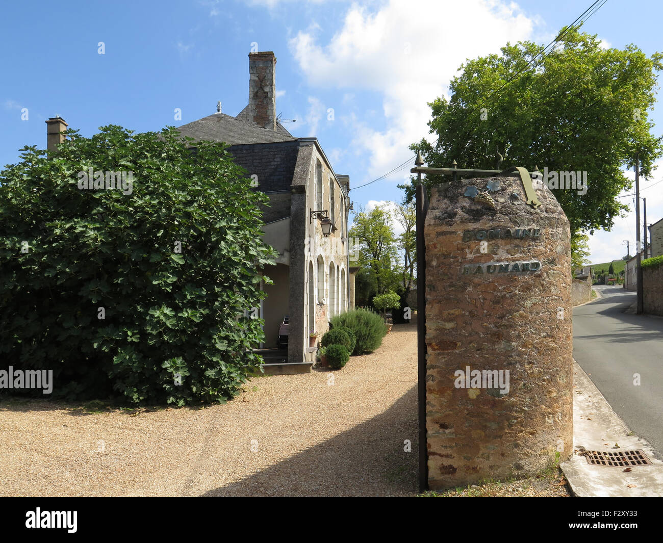 Domaine des Baumard, Winery, Rochefort sur Loire, France Banque D'Images