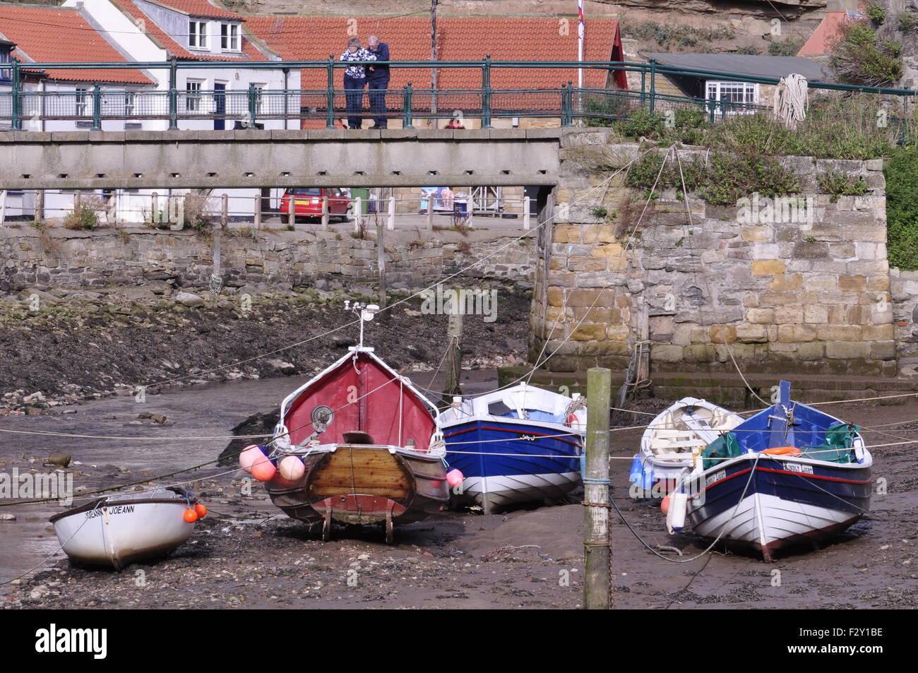 Staithes Yorkshire, UK Banque D'Images