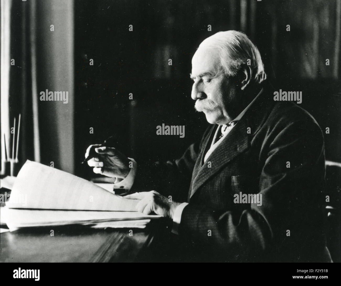 EDWARD Elgar (1857-1934) compositeur anglais vers 1930 Banque D'Images