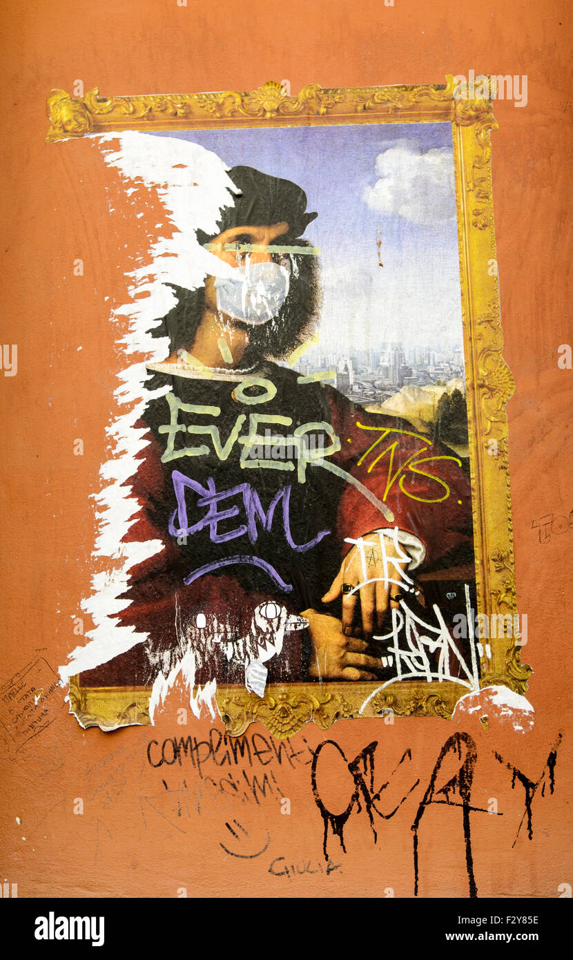 Peeling poster rome Banque D'Images