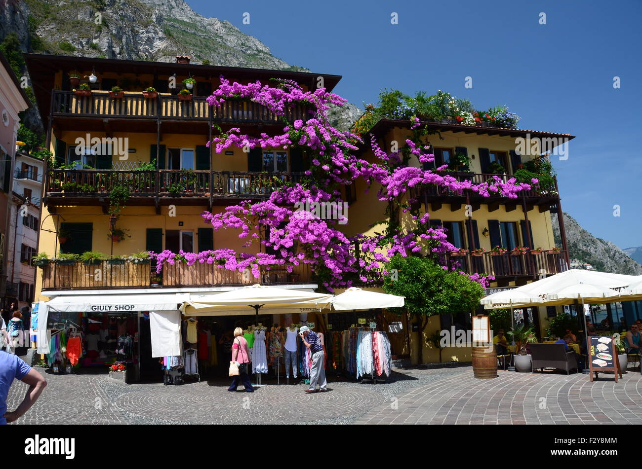 Rival Del Garda Lac de Garde Italie Banque D'Images