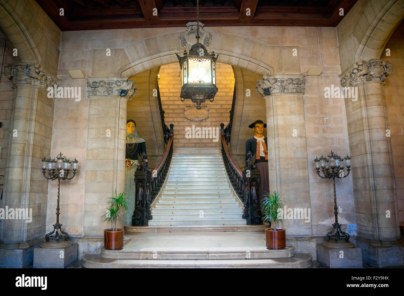 L'hôtel de ville de Palma de Majorque, Banque D'Images