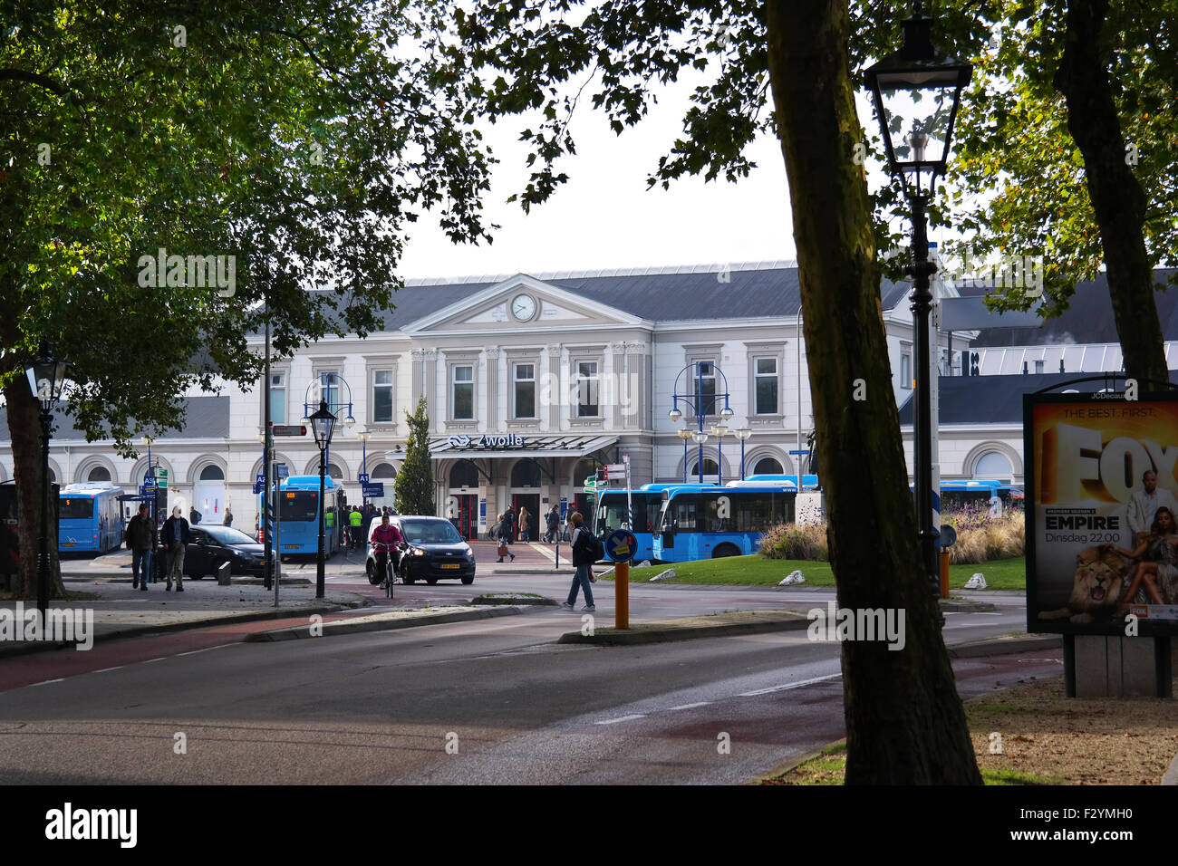 La gare de Zwolle Banque D'Images