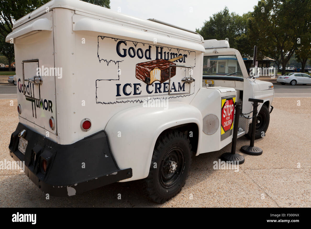 Un bon humour camion de crème glacée - USA Banque D'Images
