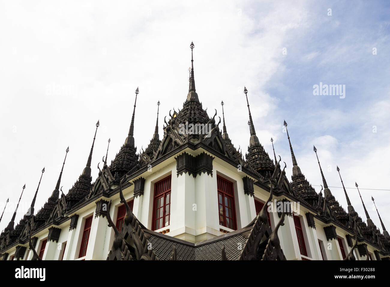 Loha Prasat, le Metal Palace à Bangkok Banque D'Images