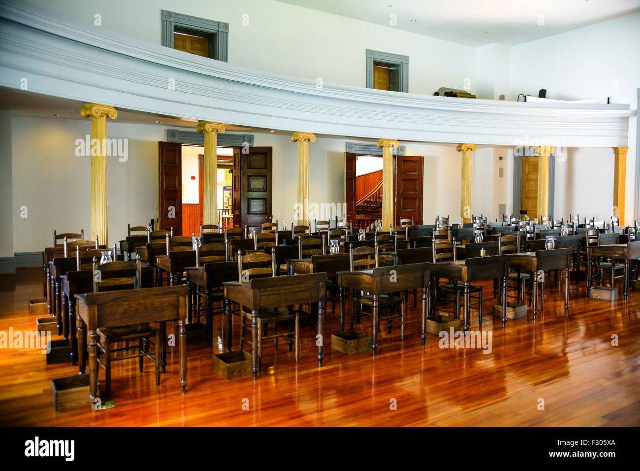 La Chambre des représentants à l'intérieur de l'Old State House à Little Rock, Arkansas Banque D'Images