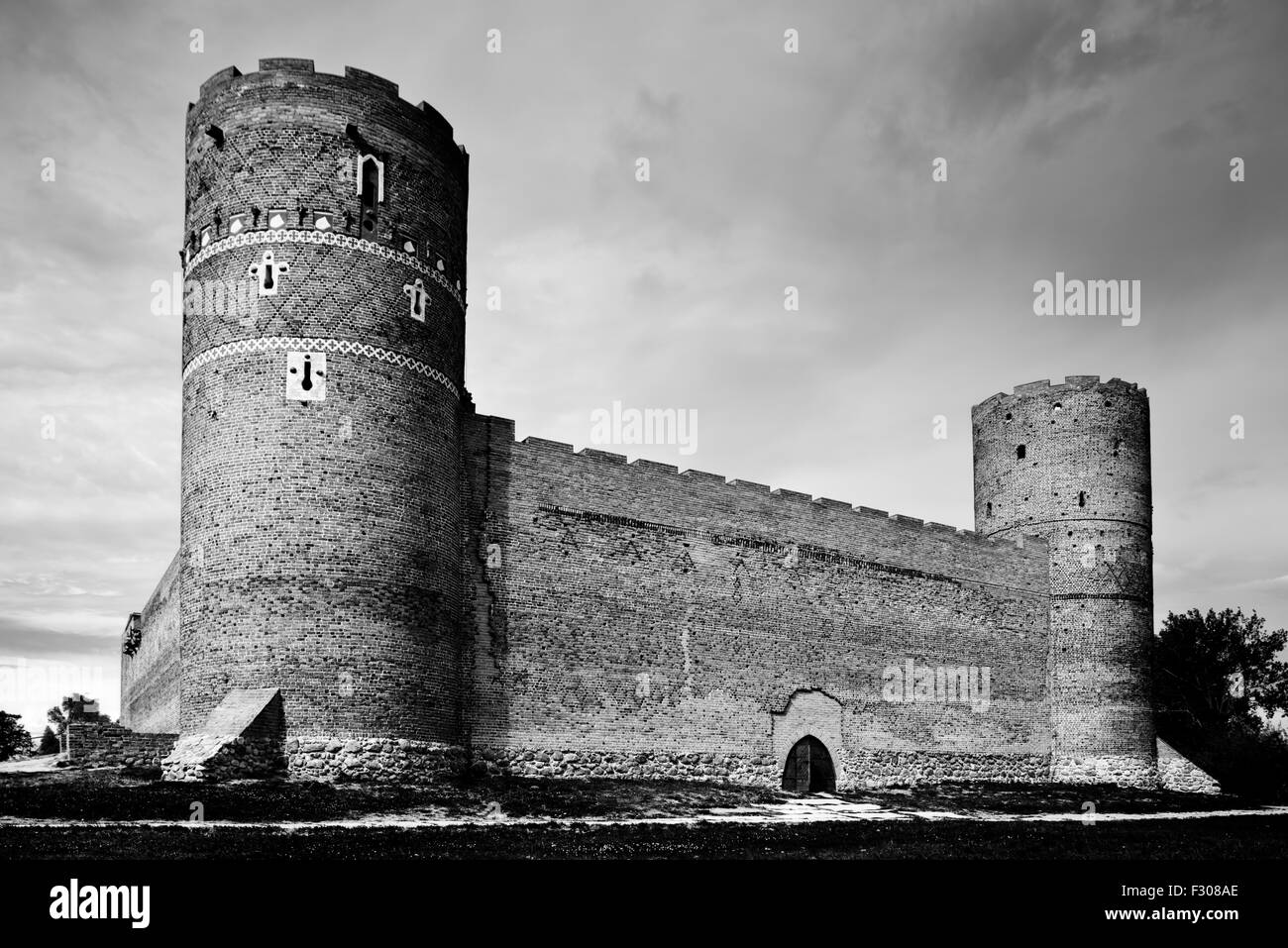 La Pologne. Château Ciechanow Banque D'Images