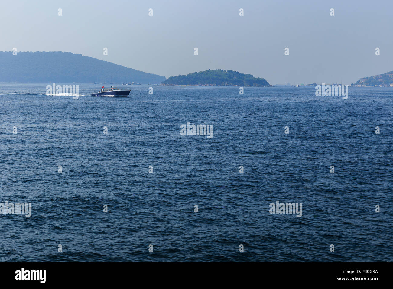 Villas et hôtels sur les îles des Princes.Turquie Banque D'Images