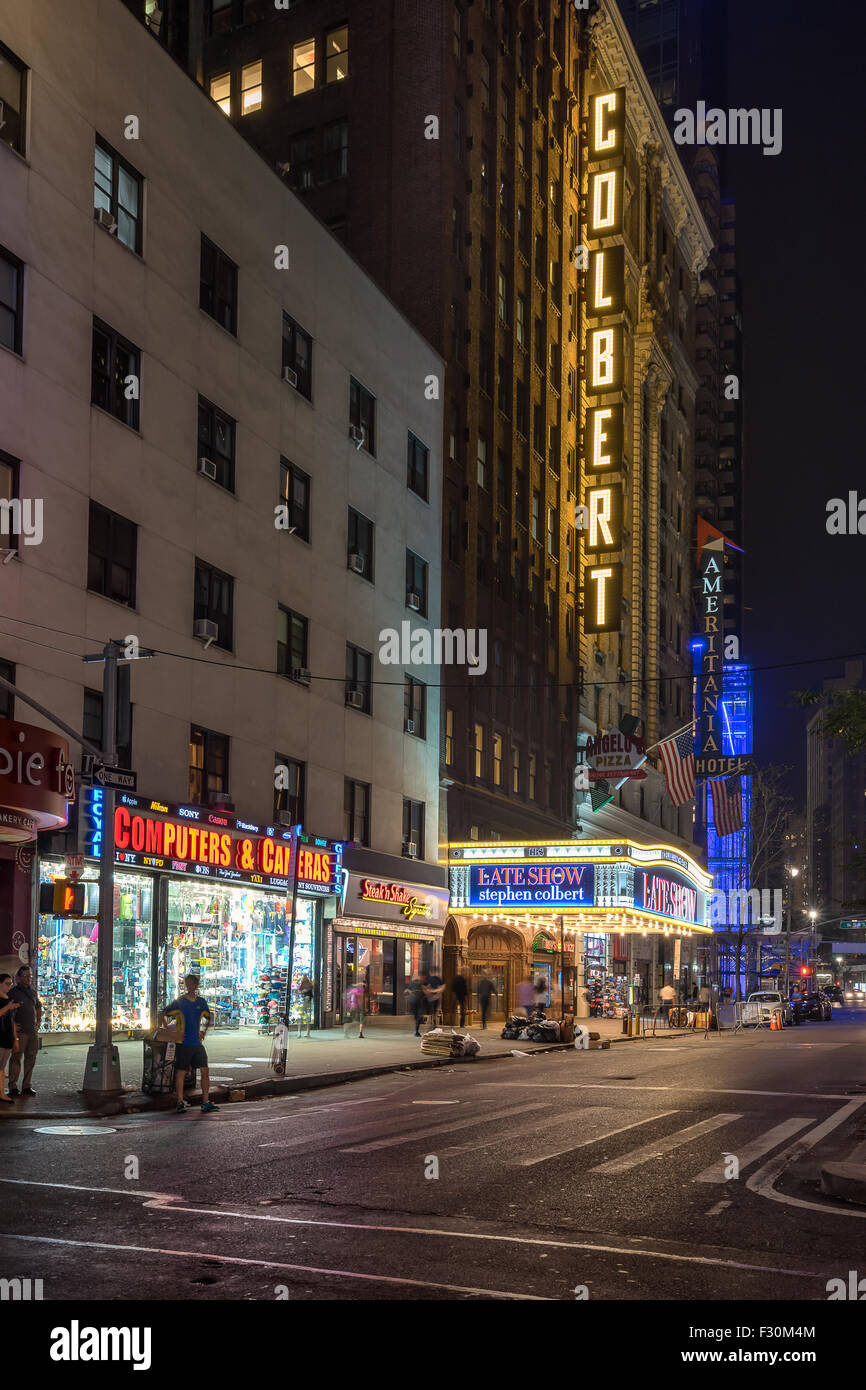 Ed Sullivan Theatre New York Banque D'Images