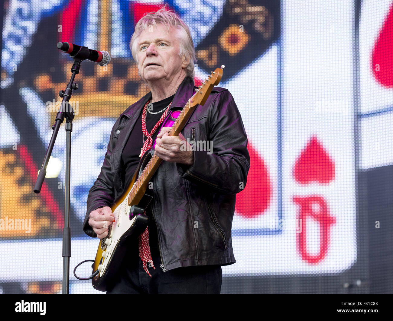 -Le Festival de rembobinage festival 80's à Scone Palace Musiciens : Dave Edmunds Où : Perth, Ecosse, Royaume-Uni Quand : 26 Juil 2015 Banque D'Images