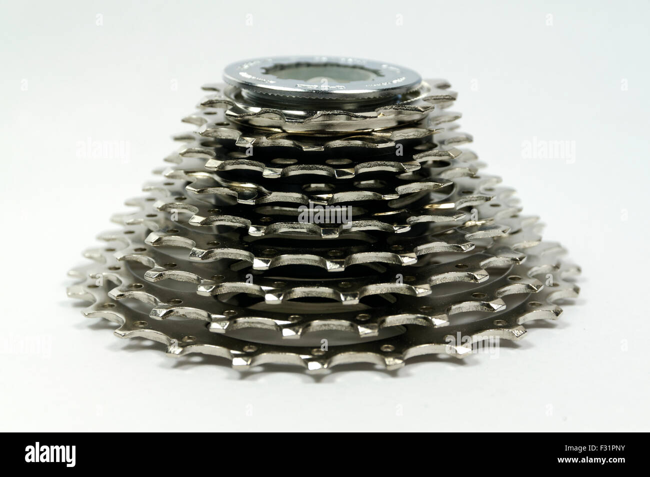 9 vitesses Shimano cassette vélo Banque D'Images