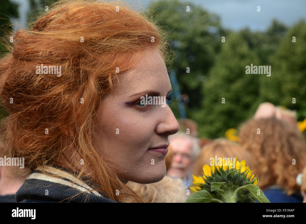 Impression de Redhead jours 2015, Breda, Pays-Bas Banque D'Images