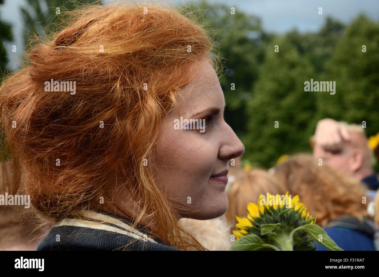 Impression de Redhead jours 2015, Breda, Pays-Bas Banque D'Images